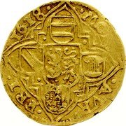 Netherlands Goudgulden 1618 Lion KM# 37 Friesland Province Trade Coinage NISI DOMINVS NOBISCVM coin obverse Netherlands Goudgulden 1618 Lion KM# 37 Friesland Province Trade Coinage NISI DOMINVS NOBISCVM coin obverse