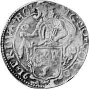 Netherlands Lion Daalder 1601 Lion Arms Shield KM# 11 Friesland Province Standard Coinage MO NO ORD FRI VA HOL coin obverse Netherlands Lion Daalder 1601 Lion Arms Shield KM# 11 Friesland Province Standard Coinage MO NO ORD FRI VA HOL coin obverse