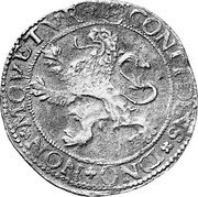 Netherlands Lion Daalder 1603 Arms Shield KM# 14 Friesland Province Standard Coinage CONFIDENS DNO NON MONETVR coin reverse Netherlands Lion Daalder 1603 Arms Shield KM# 14 Friesland Province Standard Coinage CONFIDENS DNO NON MONETVR coin reverse