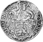 Netherlands Lion Daalder 1615 Lion Rev mintmark KM# 33 Friesland Province Standard Coinage MO NO ARG ORDIN FRI coin obverse Netherlands Lion Daalder 1615 Lion Rev mintmark KM# 33 Friesland Province Standard Coinage MO NO ARG ORDIN FRI coin obverse
