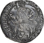 Netherlands Lion Daalder 1641 KM# 15.2 Gelderland Province Standart Coinage MO ARG PRO CON FOE BELG GEL coin obverse Netherlands Lion Daalder 1641 KM# 15.2 Gelderland Province Standart Coinage MO ARG PRO CON FOE BELG GEL coin obverse