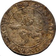 Netherlands Daalder (Lion) KM# 10 CONFIDENS DNO NON MOVETVR coin reverse Netherlands Daalder (Lion) KM# 10 CONFIDENS DNO NON MOVETVR coin reverse