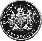 UK One Shilling (Edward VIII) X# 118 FID DEF IND IMP 1937 ONE SHILLING coin reverse UK One Shilling (Edward VIII) X# 118 FID DEF IND IMP 1937 ONE SHILLING coin reverse