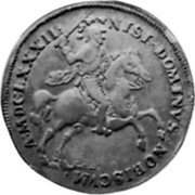 Netherlands Rijderschelling 1682 KM# 65 Friesland Province Standard Coinage NISI DOM NVS NOBISCVM A MDCL XXXII coin reverse Netherlands Rijderschelling 1682 KM# 65 Friesland Province Standard Coinage NISI DOM NVS NOBISCVM A MDCL XXXII coin reverse
