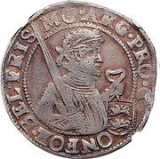 Netherlands Rijksdaalder KM# 22 Friesland Province Standard Coinage MO ARG P RO C CONFOE BELG FRIS coin obverse Netherlands Rijksdaalder KM# 22 Friesland Province Standard Coinage MO ARG P RO C CONFOE BELG FRIS coin obverse