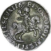 Netherlands Ruiterschelling (6 Stuivers) Gelderland Province Knight 1681 Dog KM# 55 CONCORDIA RES PARVAE CRESCVNT 16 81 coin reverse Netherlands Ruiterschelling (6 Stuivers) Gelderland Province Knight 1681 Dog KM# 55 CONCORDIA RES PARVAE CRESCVNT 16 81 coin reverse