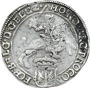 Netherlands Silver Rider 1670 Dog KM# 41.1 Gelderland Province Standart Coinage MO NO ARG PRO CON FOE BELG D GEL C Z coin obverse Netherlands Silver Rider 1670 Dog KM# 41.1 Gelderland Province Standart Coinage MO NO ARG PRO CON FOE BELG D GEL C Z coin obverse