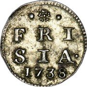 Netherlands Stuiver Bezemstuiver 1738 KM# 42 FRI SIA 1738 coin reverse Netherlands Stuiver Bezemstuiver 1738 KM# 42 FRI SIA 1738 coin reverse