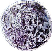 Portugal Vintem (Filipe II) PHILIPPVS DG REX coin obverse Portugal Vintem (Filipe II) PHILIPPVS DG REX coin obverse