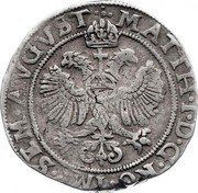 Netherlands 1/2 Arendrijksdaalder Titles of Matthias. City of Zwolle 1620 KM# 19 MATTH I D G RO IMP SEM AVGVST coin reverse Netherlands 1/2 Arendrijksdaalder Titles of Matthias. City of Zwolle 1620 KM# 19 MATTH I D G RO IMP SEM AVGVST coin reverse