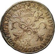 Netherlands 1/2 Florin Albert and Elizabeth 1601 KM# 21.1 ARCHIDVCES AVST DVCES BVRG BRAB Z coin reverse Netherlands 1/2 Florin Albert and Elizabeth 1601 KM# 21.1 ARCHIDVCES AVST DVCES BVRG BRAB Z coin reverse