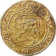 Netherlands 1/2 Gold Rider Holland Province 1607 KM# 20 CONCORDIA RES PARVAE CRESCVNT coin reverse Netherlands 1/2 Gold Rider Holland Province 1607 KM# 20 CONCORDIA RES PARVAE CRESCVNT coin reverse