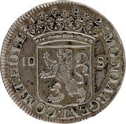 Netherlands 1/2 Gulden (10 Stuivers) 1682 KM# 80 West Friesland Province Standard Coinage coin obverse Netherlands 1/2 Gulden (10 Stuivers) 1682 KM# 80 West Friesland Province Standard Coinage coin obverse