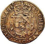 Netherlands 1/2 Liard (6 Mites. Gigot) Charles II 1681 KM# 100.1 ARCHID AVS DVX BVRG BRAB Z coin reverse Netherlands 1/2 Liard (6 Mites. Gigot) Charles II 1681 KM# 100.1 ARCHID AVS DVX BVRG BRAB Z coin reverse