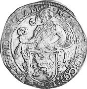 Netherlands 1/2 Lion Daalder Rampant Lion 1616 KM# 11.1 MO ARG PRO CON FOE BELG TRAN coin obverse Netherlands 1/2 Lion Daalder Rampant Lion 1616 KM# 11.1 MO ARG PRO CON FOE BELG TRAN coin obverse