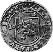 Netherlands 1/2 Lion Daalder 1626 KM# 12 Utrecht Province CONCORDIA RES PARVAE CRESCVNT 16 20 coin reverse Netherlands 1/2 Lion Daalder 1626 KM# 12 Utrecht Province CONCORDIA RES PARVAE CRESCVNT 16 20 coin reverse