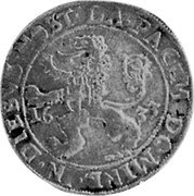 Netherlands 1/2 Lion Daalder 1633 KM# 31 Overijssel - Zwolle Commune Standard Coinage DOMINE IN DIESVS MOST DA PA CEM 16 33 coin reverse