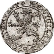 Netherlands 1/2 Lion Daalder 1640 Lily KM# 50 Overijssel - Deventer City Standard Coinage coin reverse Netherlands 1/2 Lion Daalder 1640 Lily KM# 50 Overijssel - Deventer City Standard Coinage coin reverse