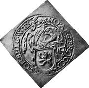 Netherlands 1/2 Lion Daalder Klippe 1642 Lily KM# 35.1 MO ARG PRO CON FOE BELG WEST coin obverse Netherlands 1/2 Lion Daalder Klippe 1642 Lily KM# 35.1 MO ARG PRO CON FOE BELG WEST coin obverse