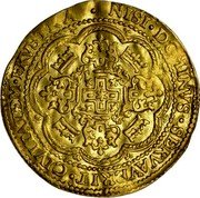 Netherlands 1/2 Noble ND KM# 10 Overijssel - Kampen City Standard Coinage NISI DOMINVS SERVAVERIT CIVITATEM FRVSTRA coin reverse Netherlands 1/2 Noble ND KM# 10 Overijssel - Kampen City Standard Coinage NISI DOMINVS SERVAVERIT CIVITATEM FRVSTRA coin reverse
