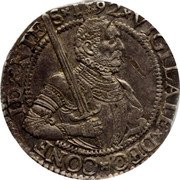 Netherlands 1/2 Prinsen Rijksdaalder KM# 8 Holland Province Standard Coinage coin obverse