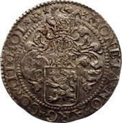 Netherlands 1/2 Prinsen Rijksdaalder KM# 8 Holland Province Standard Coinage coin reverse