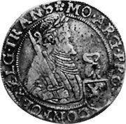 Netherlands 1/2 Rijksdaalder KM# 10.3 Overijssel Province Standard Coinage MO ARG PRO CONFOE BELG TRANS coin obverse