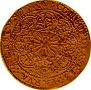Netherlands 1/2 Rose Noble ND KM# 5 Utrecht Province CONCORDIA RES PARVAE CRESCVNT coin reverse Netherlands 1/2 Rose Noble ND KM# 5 Utrecht Province CONCORDIA RES PARVAE CRESCVNT coin reverse