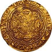 Netherlands 1/2 Rose Noble ND KM# 3 Zeeland Province Standard Coinage SI DEVS NOBISCVM QVIS CONTRA NOS coin reverse Netherlands 1/2 Rose Noble ND KM# 3 Zeeland Province Standard Coinage SI DEVS NOBISCVM QVIS CONTRA NOS coin reverse