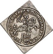 Netherlands 1/2 Rider 1664 KM# 57 West Friesland Province Standard Coinage MO NO ARG PRO CON FOE BELG WESTF coin obverse Netherlands 1/2 Rider 1664 KM# 57 West Friesland Province Standard Coinage MO NO ARG PRO CON FOE BELG WESTF coin obverse
