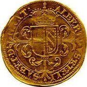 Netherlands 1/2 Souverain D'or Albert & Isabella ND KM# 22 ALBERTVS ET ELISABET DEI GRATIA coin obverse