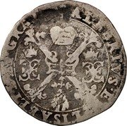 Netherlands 1/4 Patagon (Albert and Elizabeth) KM# 34.1 ALBERTVS ET ELISABET DEI GRATIA coin obverse Netherlands 1/4 Patagon (Albert and Elizabeth) KM# 34.1 ALBERTVS ET ELISABET DEI GRATIA coin obverse