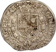 Netherlands 1/4 Patagon Albert and Elizabeth ND KM# 34.2 ARCHIDVS AVST DVCES BVRG ET BRAB Z coin reverse Netherlands 1/4 Patagon Albert and Elizabeth ND KM# 34.2 ARCHIDVS AVST DVCES BVRG ET BRAB Z coin reverse
