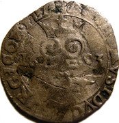 Netherlands 1/4 Real Albert & Isabella 1603 KM# 5 ARCHD. AVST. DVC. BVRG. COM. FLA 16 03 coin reverse Netherlands 1/4 Real Albert & Isabella 1603 KM# 5 ARCHD. AVST. DVC. BVRG. COM. FLA 16 03 coin reverse