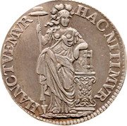 Netherlands 10 Stuivers 1682 KM# 69 Utrecht Province HANC TVEMVR HAC NITIMVR coin reverse Netherlands 10 Stuivers 1682 KM# 69 Utrecht Province HANC TVEMVR HAC NITIMVR coin reverse