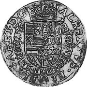 Netherlands 2 Albertins (4/3 Ducat. Corona) Albert and Elizabeth 1601 Star KM# 10.2 ALBERTVS ET ELISABET D G coin reverse Netherlands 2 Albertins (4/3 Ducat. Corona) Albert and Elizabeth 1601 Star KM# 10.2 ALBERTVS ET ELISABET D G coin reverse