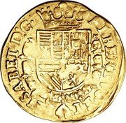 Netherlands 2 Albertins Albert & Isabella 1604 Hand KM# 10.1 ALBERTVS ET ELISABET D G coin reverse Netherlands 2 Albertins Albert & Isabella 1604 Hand KM# 10.1 ALBERTVS ET ELISABET D G coin reverse