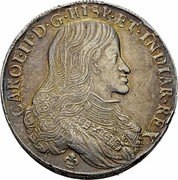 Netherlands 2 Ducatons Charles II 1694 KM# A84 CAROL II D G HISP ET INDIAR REX coin obverse Netherlands 2 Ducatons Charles II 1694 KM# A84 CAROL II D G HISP ET INDIAR REX coin obverse