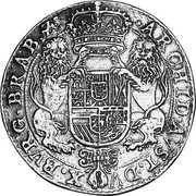 Netherlands 2 Ducatons (Philip IV) KM# 75.2 ARCHID AVST DVX BVRG BRAB Z C coin reverse Netherlands 2 Ducatons (Philip IV) KM# 75.2 ARCHID AVST DVX BVRG BRAB Z C coin reverse