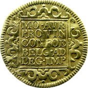 Netherlands 2 Ducats 1696 KM# 94 West Friesland Province Trade Coinage MO AVR PROVIN CONFOE BELG AD LEG IMP coin reverse Netherlands 2 Ducats 1696 KM# 94 West Friesland Province Trade Coinage MO AVR PROVIN CONFOE BELG AD LEG IMP coin reverse