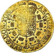 Netherlands 2 Souverains D'or 1623 KM# 45 Tournai County Standard Coinage coin reverse Netherlands 2 Souverains D'or 1623 KM# 45 Tournai County Standard Coinage coin reverse