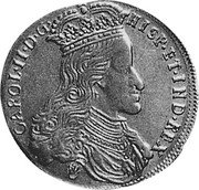 Netherlands 2 Souverains D'or Charles II 1699 Hand KM# 101.2 CAROL II D G HISP ET IND REX coin obverse Netherlands 2 Souverains D'or Charles II 1699 Hand KM# 101.2 CAROL II D G HISP ET IND REX coin obverse