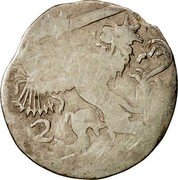 Netherlands 2 Stuivers Crowned Rampant Lion Holland 1616 KM# 27 2 S coin obverse Netherlands 2 Stuivers Crowned Rampant Lion Holland 1616 KM# 27 2 S coin obverse