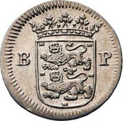 Netherlands 2 Stuivers 1676 KM# 72 West Friesland Provincial Coinage B P coin obverse Netherlands 2 Stuivers 1676 KM# 72 West Friesland Provincial Coinage B P coin obverse