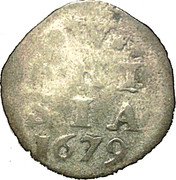 Netherlands 2 Stuivers 1679 Cinquefoil KM# 21.3 West Friesland Province Standard Coinage W FRI SIA 1679 coin reverse Netherlands 2 Stuivers 1679 Cinquefoil KM# 21.3 West Friesland Province Standard Coinage W FRI SIA 1679 coin reverse