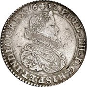 Netherlands 3 Ducatons (Spanish Netherlands Philip IV) KM# 58.2 PHIL IIII D G HISP ET INDIAR REX 16 32 coin obverse Netherlands 3 Ducatons (Spanish Netherlands Philip IV) KM# 58.2 PHIL IIII D G HISP ET INDIAR REX 16 32 coin obverse