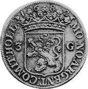 Netherlands 3 Guldens Standing Female Figure Holland Province 1682 KM# 63 MO NO ARGENT COMIT HOLL 1682 3G coin obverse Netherlands 3 Guldens Standing Female Figure Holland Province 1682 KM# 63 MO NO ARGENT COMIT HOLL 1682 3G coin obverse