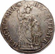 Netherlands 3 Guldens KM# 71 Utrecht Province HAC NITIMVR HANC TVEMVR coin reverse Netherlands 3 Guldens KM# 71 Utrecht Province HAC NITIMVR HANC TVEMVR coin reverse