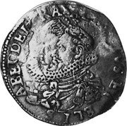 Netherlands 3 Reals (15 Sols) Albert and Elizabeth 1607 KM# 10 ALBERTVS... ET ELIS coin obverse Netherlands 3 Reals (15 Sols) Albert and Elizabeth 1607 KM# 10 ALBERTVS... ET ELIS coin obverse