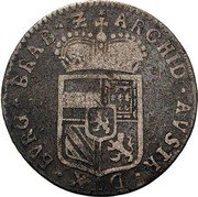 Netherlands 4 Patards Charles II 1700 KM# 121 ARCHID AVSTR DVX BVRG BRAB Z coin reverse Netherlands 4 Patards Charles II 1700 KM# 121 ARCHID AVSTR DVX BVRG BRAB Z coin reverse